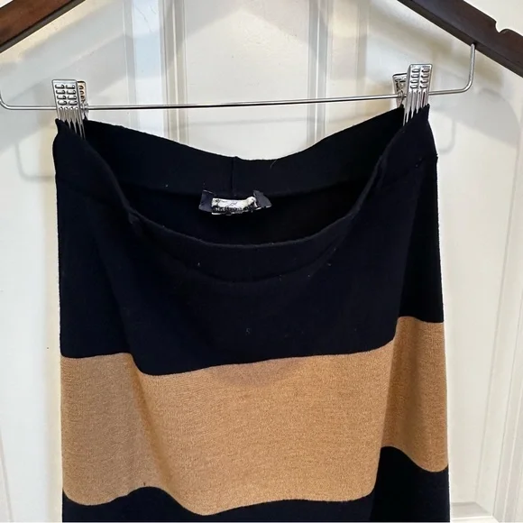 SOLD! on eBay S MAX MARA Label-cut Virgin Wool Stripe Sweater&Skirt SET Size:US4 - Picture 14 of 16